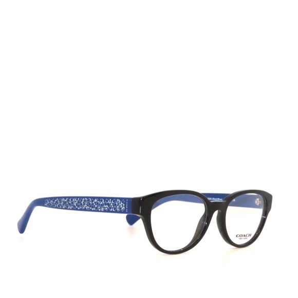 Coach 6069 5282 49 Black Blue Eyeglasses HC6069 - Picture 3 of 5